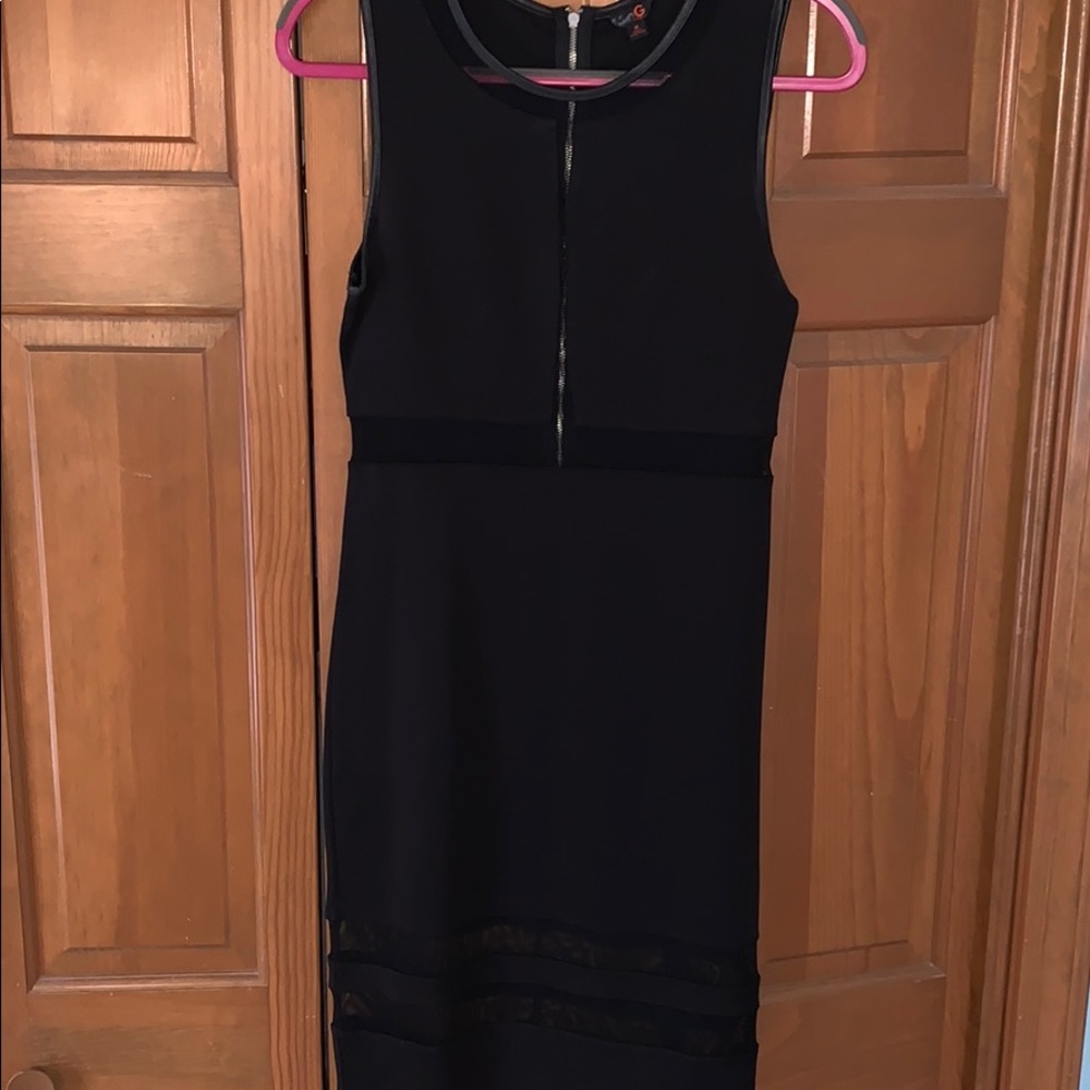 Guess - black midi dress
